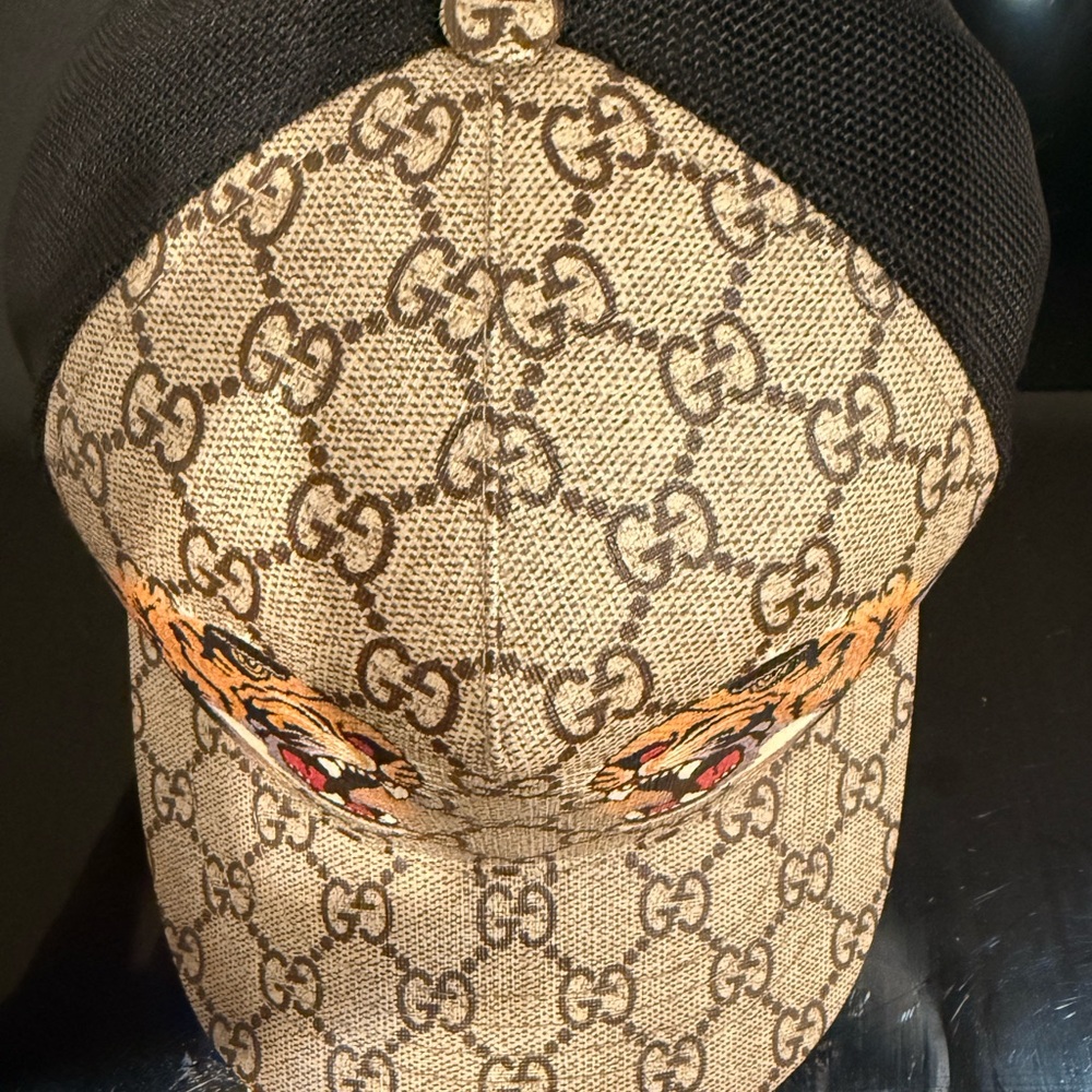 Gucci Tiger Print GG Hat - Picture 6 of 7